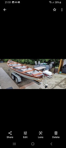 19 ft Burke boat and trailer