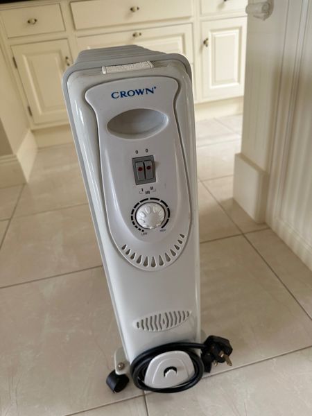 Electric radiator oil-filled, portable, as new for sale in Co. Cork for €40  on DoneDeal