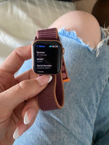 Apple Watch SE GPS, Rose Gold with Nike Strap for sale in Co