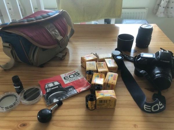 Old Canon Camera with extra Lens