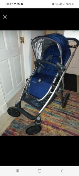 Uppababy Vista Taylor Navy Buggy for sale in Co. Leitrim for 450