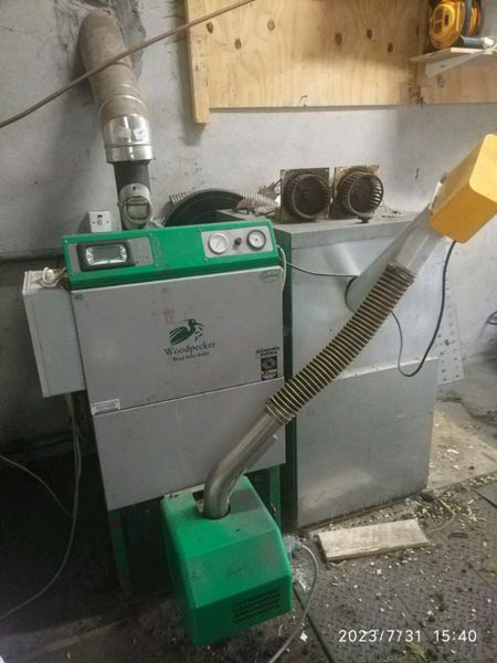 Wood pellet boiler for sale in Co. Roscommon for €150 on DoneDeal
