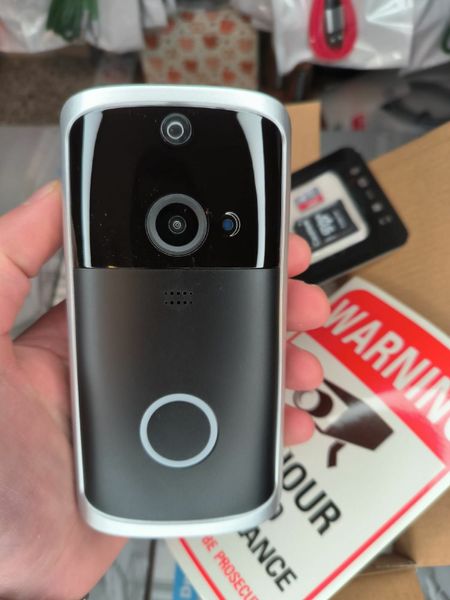 Doorbell camera with sd 2024 card