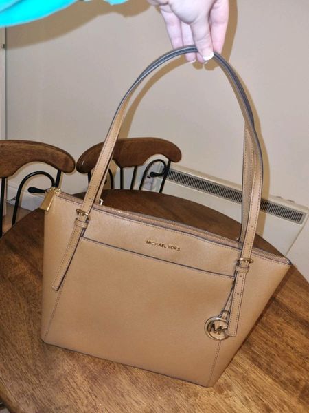 Michael Kors Large Saffiano Leather Top Zip Tote for sale in Co