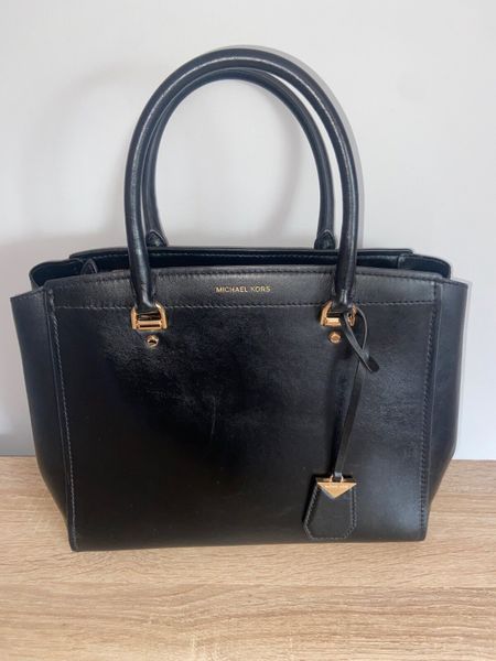 Michael Kors Benning Large Leather Satchel Bag for sale in Co