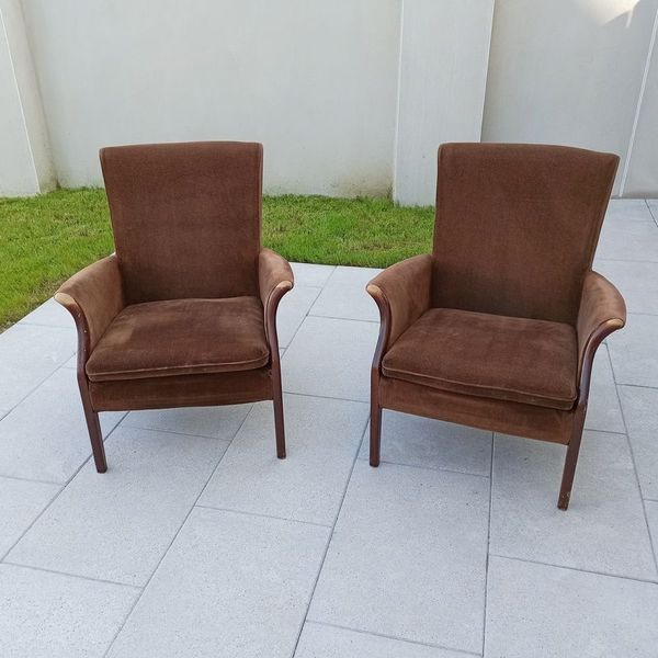 Parker Knoll Armchairs made in January 1981 model PK 7491014 for sale