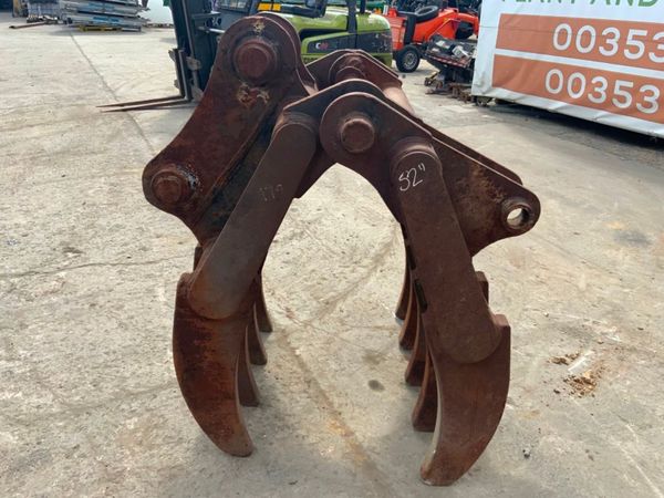 80MM ..9 TYNE MANUAL SCRAP GRAB / GRAPPLE......60 260607515