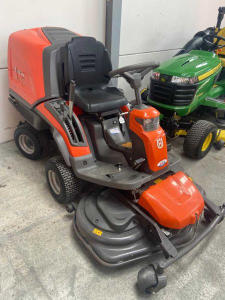 Used husqvarna riding deals mower