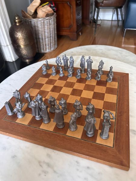 Prince August Metal Model Fantasy Chess Set