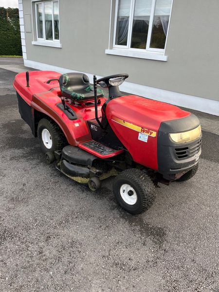 Rally ride on deals mower