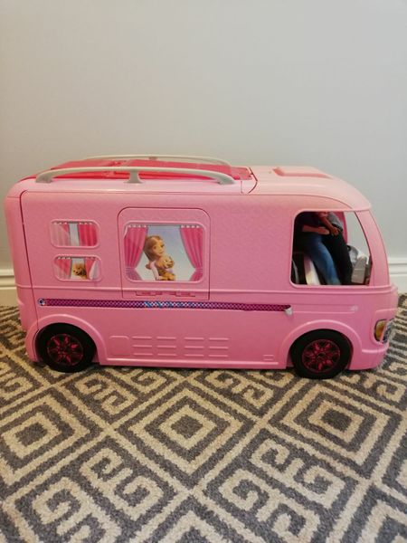 Barbie camper best sale van for sale