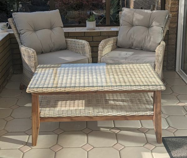 Used rattan outdoor furniture for outlet sale