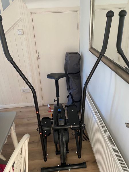 Trampoline swing set and exercise bike for sale in Co. Leitrim for