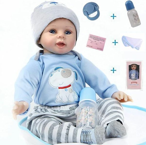 Reborn doll Baby Dolls Boys Realistic 22 inch 55cm for sale in Co