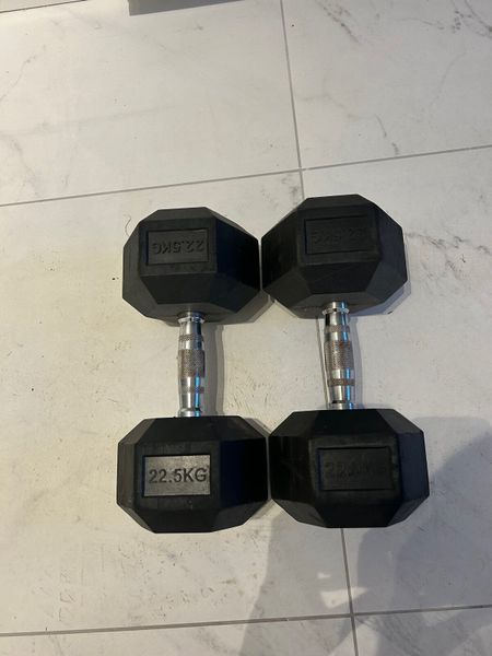 22.5KG Dumbbells For Sell for sale in Co. Dublin for 80 on DoneDeal