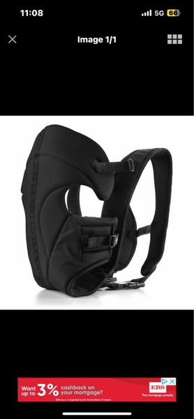 Babylo 3-in-1 Baby Carrier Black