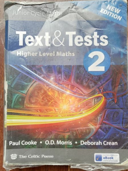 Text and tests 2 Junior Cycle Higher level for sale in Co. Cavan for €8 ...