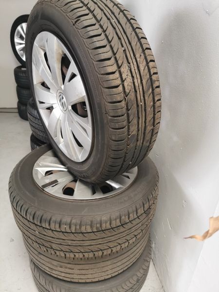 AUDI/SKODA /VW 4 TYRES  ALL MOST NEW 205/55R16 270962607
