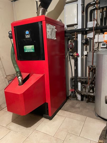 Biomass wood pellet boiler system.Burnit PLB 40kw. for sale in Co. Tyrone  for €1,500 on DoneDeal