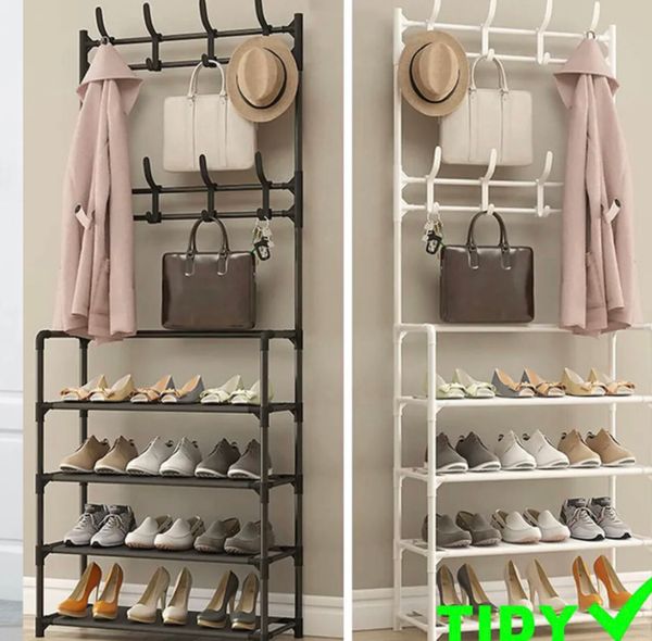 shoe rack with coat stand