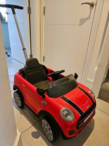 Mini cooper best sale push buggy red