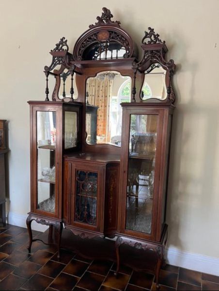 Antique sellers deals cabinet