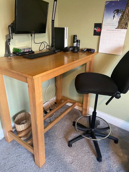 Desk and deals chair for sale