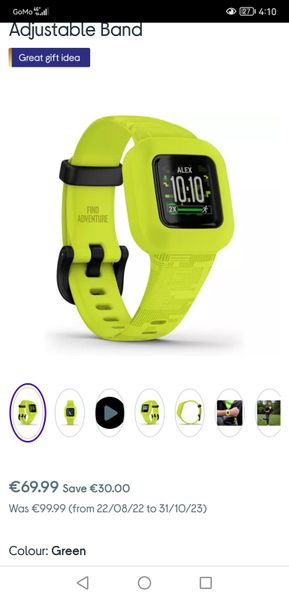 Garmin vivofit outlet jr sale