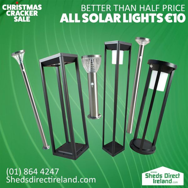 Solar garden lights deals dublin