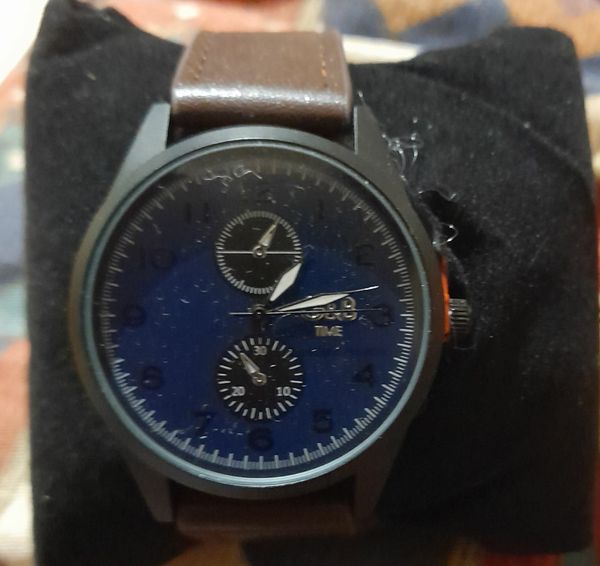 Mens watches leather strap sale sale