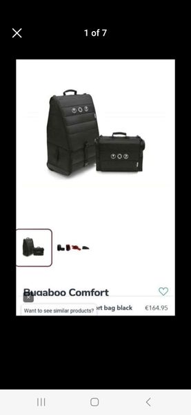 Bugaboo comfort transport outlet bag sale