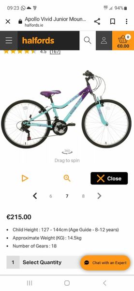 Apollo vivid junior discount bike