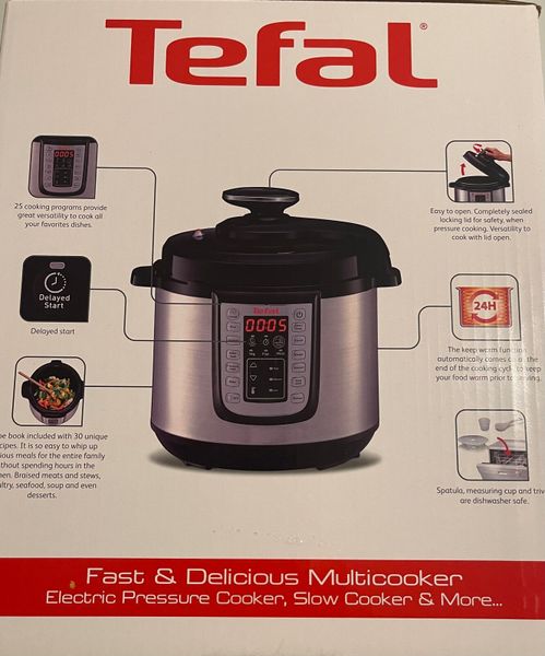 Buy TEFAL CY505E40 All-in-One Pressure Cooker - Stainless Steel & Black