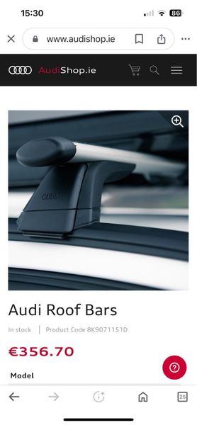 Audi q5 discount roof bar key