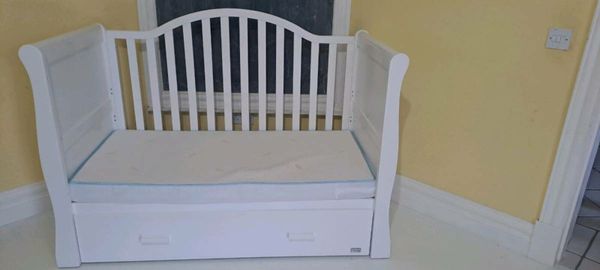 Mia sleigh 2024 cot bed mattress