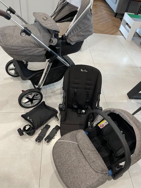 Mothercare silver 2025 cross travel system