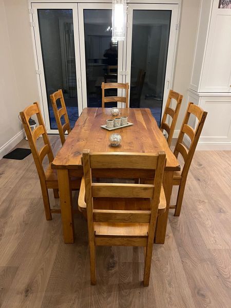 Done deal dining room table and chairs new arrivals