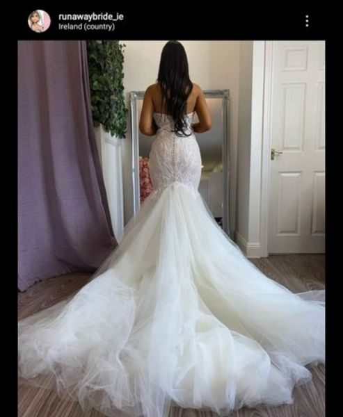 Mermaid wedding outlet dress for sale