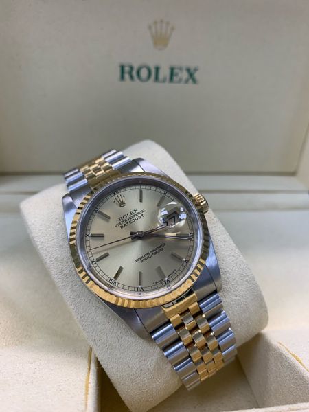 Mens rolex hotsell datejust two tone