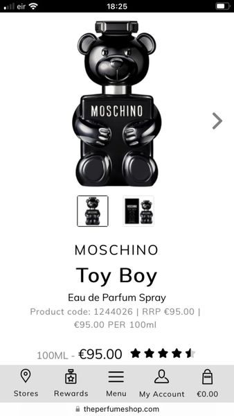 Moschino toy boy aftershave 100ml hot sale