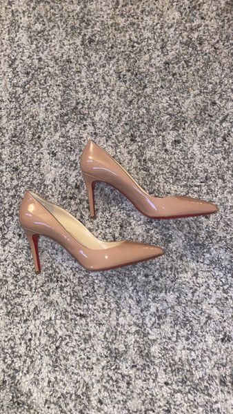 Louboutin pigalle hot sale 85 nude