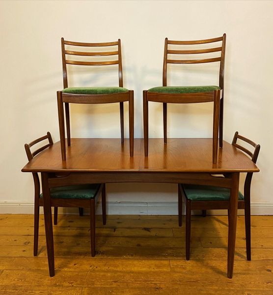 G Plan Victor Wilkins Designed Table & Chairs for sale in Co. Louth for