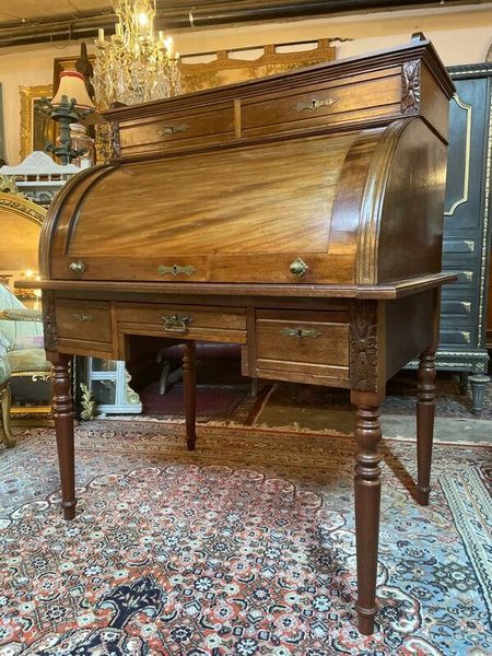 Victorian roll deals top desk