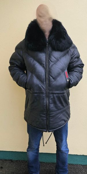 Double goose leather on sale jacket