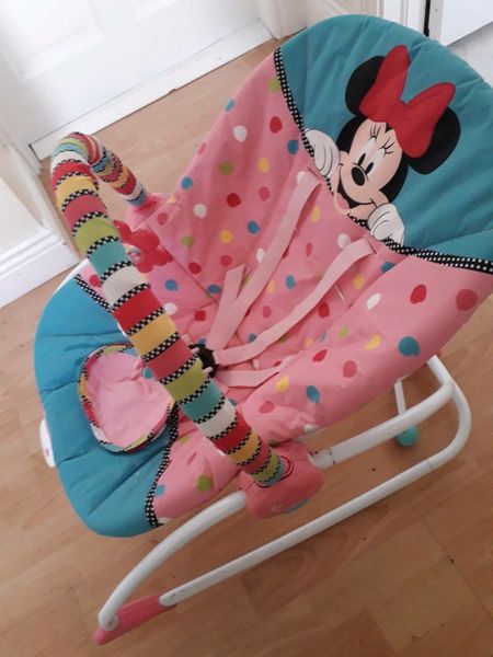 Minnie mouse baby bouncer chair sale