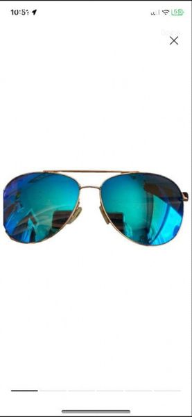 Michael kors shop blue aviator sunglasses