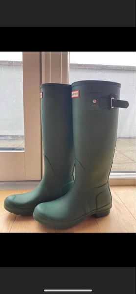 Matte green hunter clearance boots