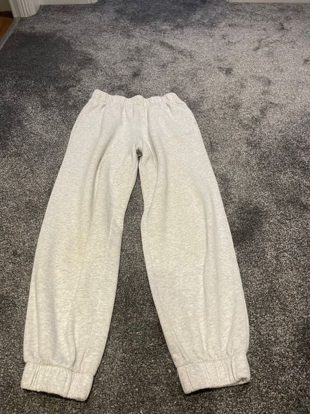 Hollister hot sale white joggers