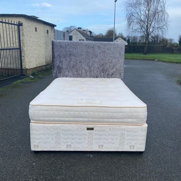 King Koil Double Bed Respa Mattress Velvet Headb for sale in Co