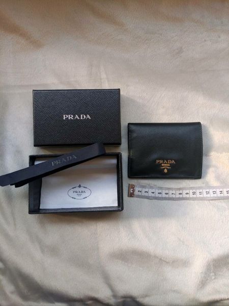 Prada card holder discount sale